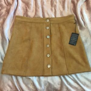 NWT Forever 21 Faux Suede Mini Skirt